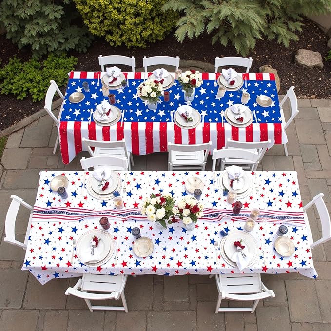 Gatherfun 4th of July Party Supplies Set- American Flag Patriotic Theme Kit - Image 5