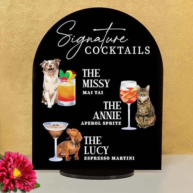 Pet Signature Drink Wedding Signs - Image 2