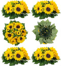 BLOSMON Sunflowers Artificial Flowers Centerpieces by Blosmon