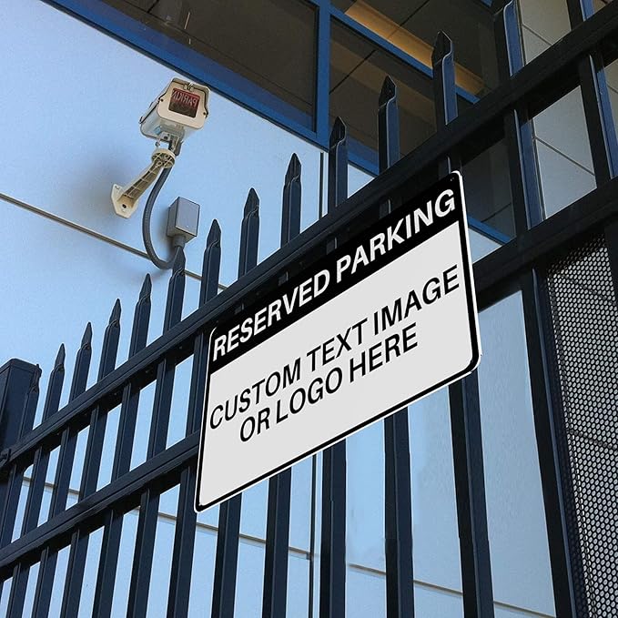 Custom Reserved Parking Metal Sign - Image 6