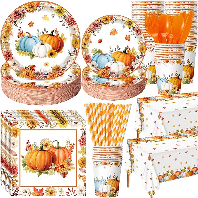 452 Pcs Fall Party Decorations Thanksgiving Party Supplies Fall Maple Leaves by Potchen