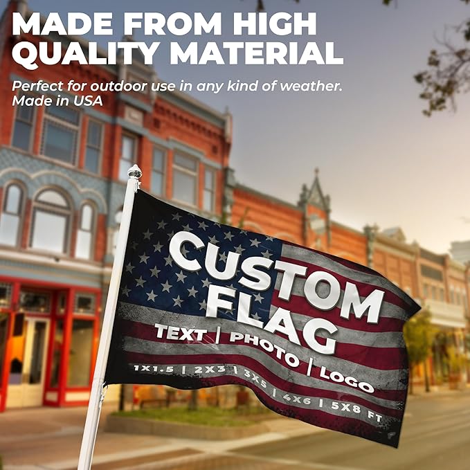 Custom Flagg_New by DreamController 1'x1.5' to 5'x8' - Image 3