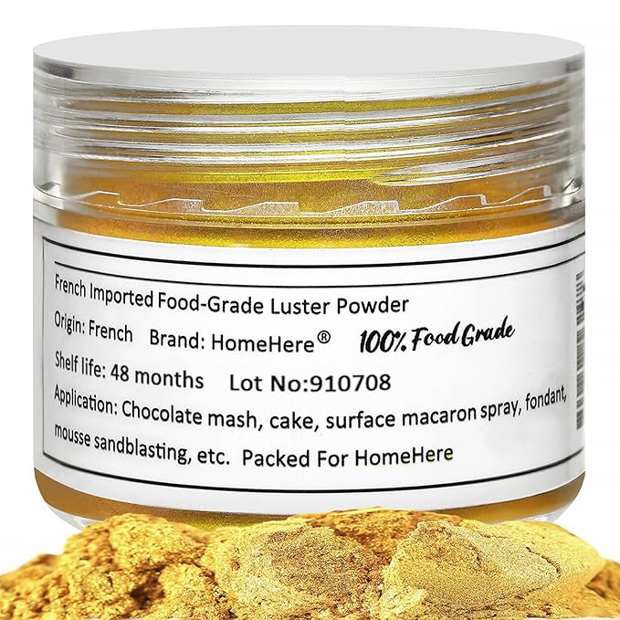 HomeHere Luster Powder Dust Edible Cake Dust by HOMEHERE