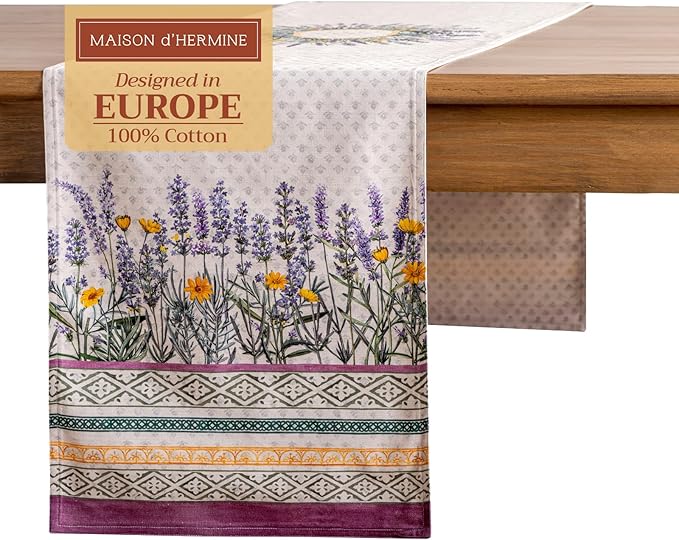 Maison d' Hermine Table Runner 100% Cotton Double Layer Table Runners 108 by MaisondHermine