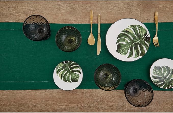 Solino Home Linen Table Runner 108 Inches Long - Image 3