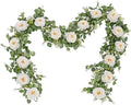 Dolicer 2Pcs 13Ft Artificial Eucalyptus Garlands by DolicerLANDSCAPEQ