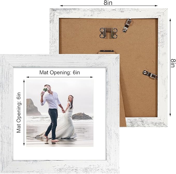 8x8 Picture Frames Set of 4 - Image 4