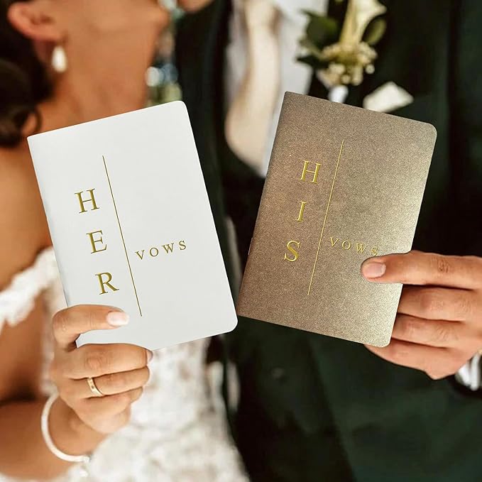 Vow Books His and Hers Wedding Vow Books Bride and Groom Vow Books Wedding - Image 6