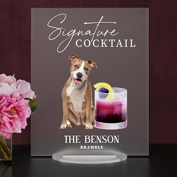 Pet Signature Drink Wedding Signs - Image 2