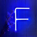 ENUOLI LED Blue Neon Letter Signs Night Light Battery or USB Operated LED by ProfessionalinNeonLights