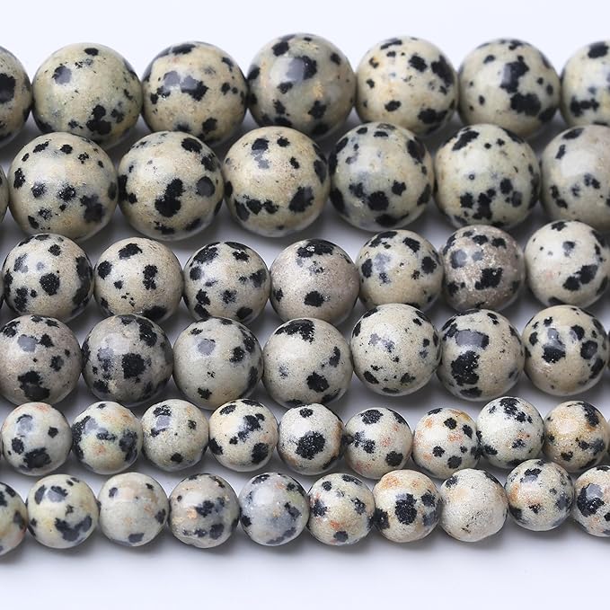 Quail Egg Stone Beads Gemstone Round Crystal Energy Jade Beads Stone Beads by Unknown