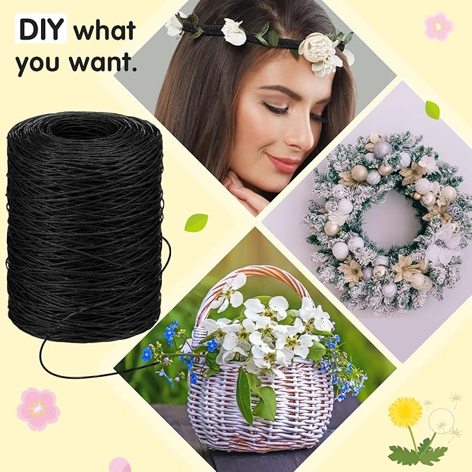 Syhood Floral Vine Bind Wire Rustic Wrapping Wire - Image 5