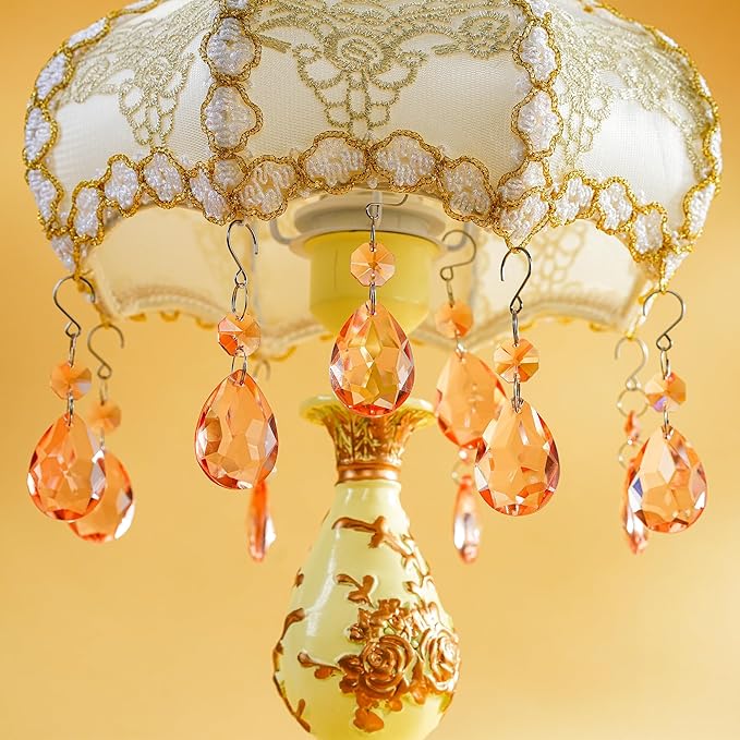 H&D HYALINE & DORA 3Inch Crystal Suncatcher Bauhinia Prisms Pendants 10Pcs by HDHYALINEDORA