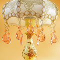H&D HYALINE & DORA 3Inch Crystal Suncatcher Bauhinia Prisms Pendants 10Pcs by HDHYALINEDORA