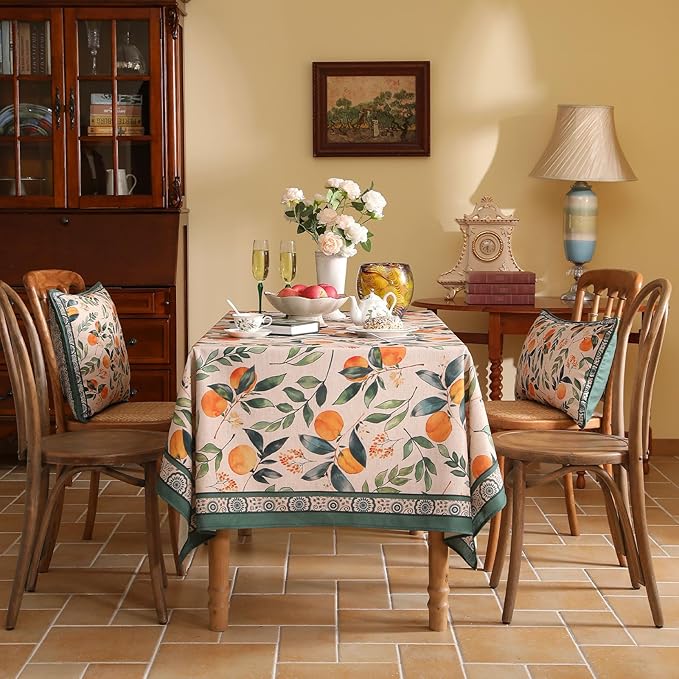 patdrea Designer Linen Small Tablecloth - Image 3