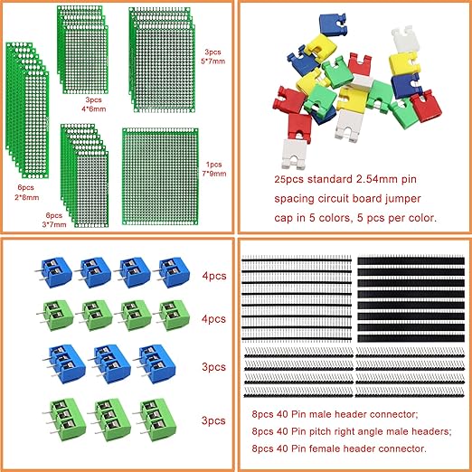 82 Piece Double Sided PCB Board Kit - Image 2