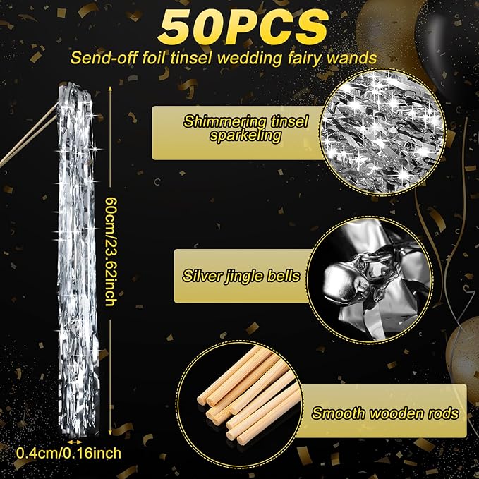50 Pcs Wedding Fairy Wands - Image 3