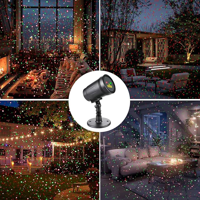 Outdoor Garden Laser Light Projector, Christmas Laser Lights - Image 5