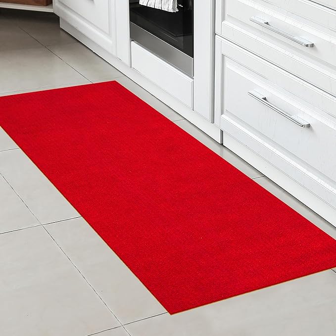 Ottomanson 2'7" x 5' Mud Mat Area Rug Scraper Carpet - Image 13