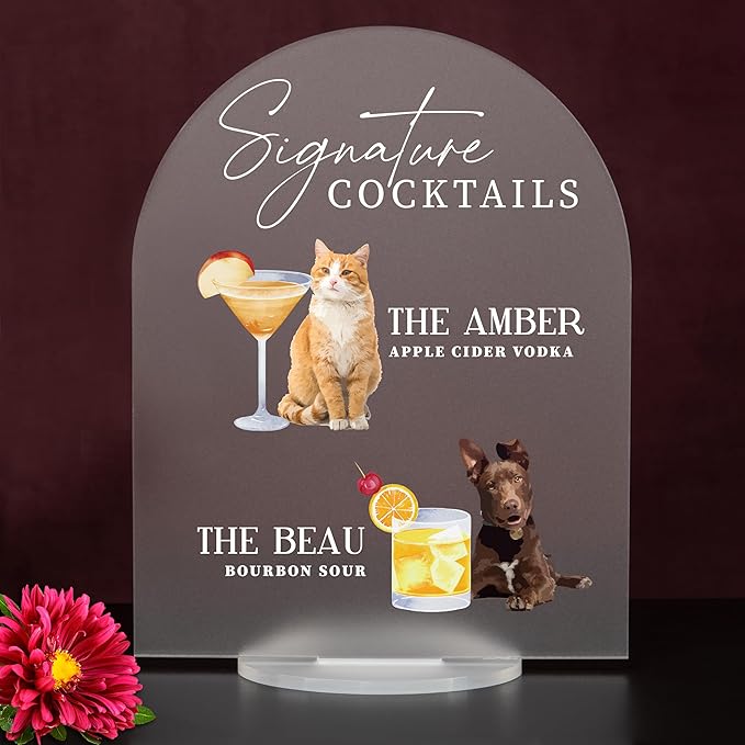 Pet Signature Drink Wedding Signs - Image 2