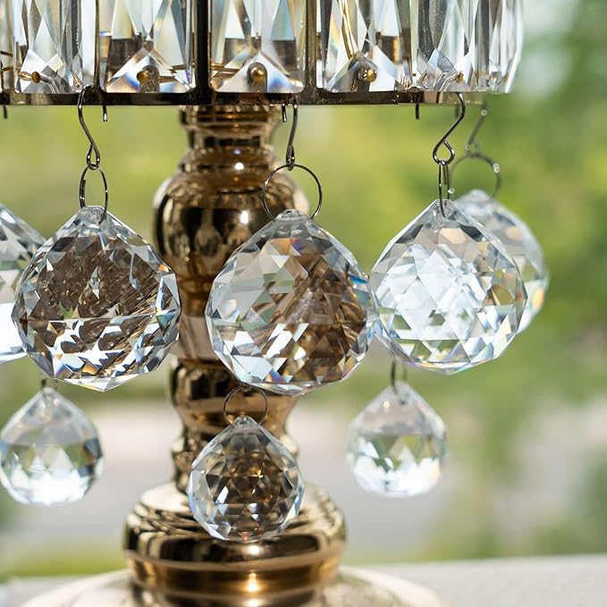 HDCRYSTALGIFTS Suncatchers Clear Glass Crystal Ball Prism Feng Shui Lamp - Image 3
