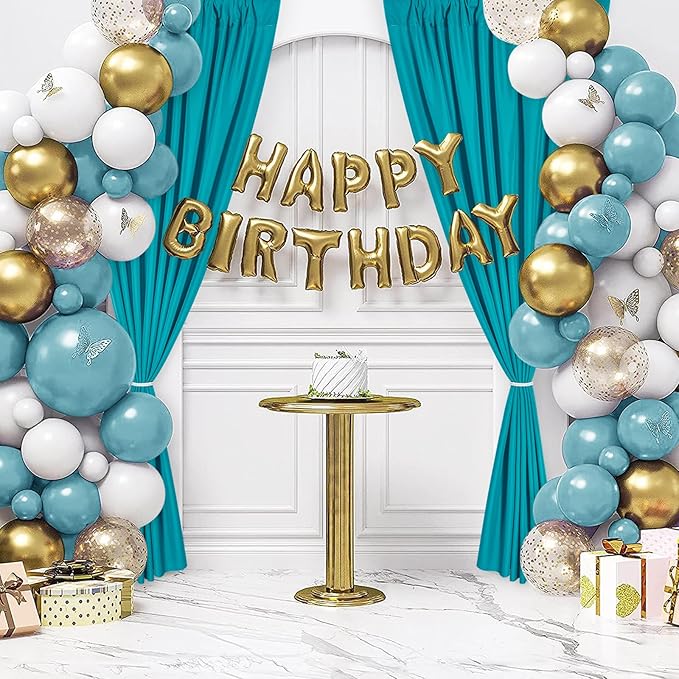 DWCN 10x10 FT Turquoise Backdrop Curtains - Image 7