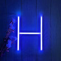 ENUOLI LED Blue Neon Letter Signs Night Light Battery or USB Operated LED by ProfessionalinNeonLights