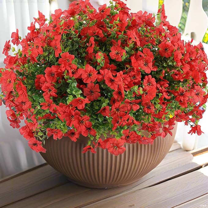 Hananona 24 Pcs Artficial Outdoor Flowers - Image 6