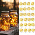 24 Pack Fairy Lights Battery Operated String Lights-3.3ft 20 LED Silver Wire by LEDIKON
