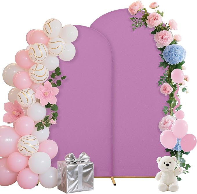 Wedding Arch Covers Arch Backdrop Cover Arch Stand Covers 7.2FT 6FT Set of 2 by Unknown