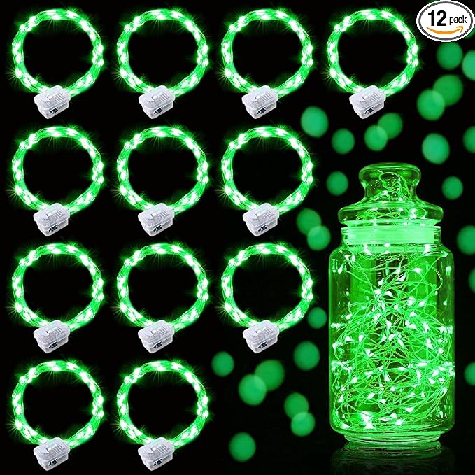 Aogist 12 Pack Fairy Lights 3 Modes 7ft 20 LED Waterproof, Battery Operated by Aogist