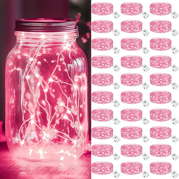kolpop 30 Pack LED Fairy Lights Battery Operated, Mini Twinkle String Lights by kolpop
