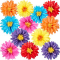 12PCS Mexican Paper Flowers Colorful Fiesta Tissue Paper Flowers Pom Poms by BalunAdmhail