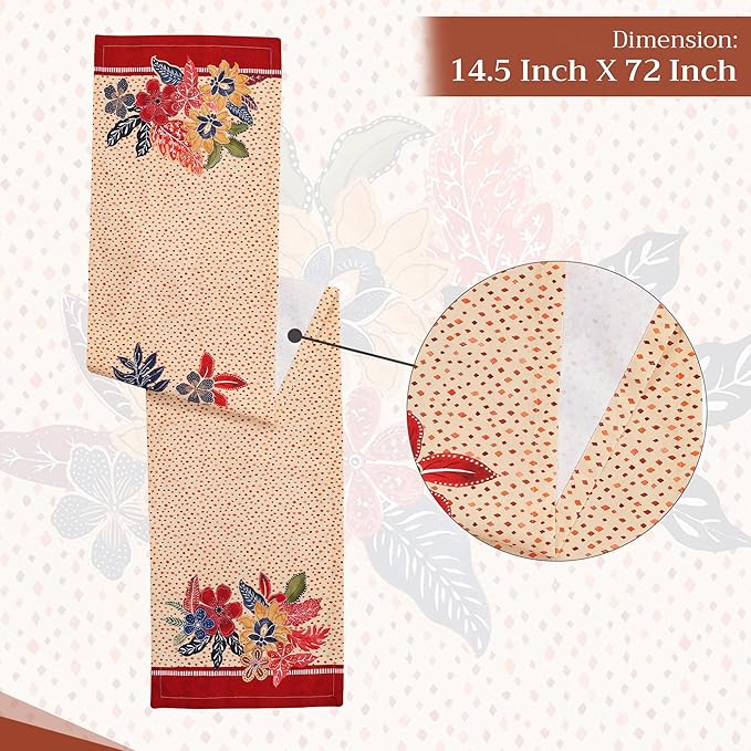 Maison d' Hermine Table Runner 100% Cotton Single Layer Table Runners 72 inches - Image 4