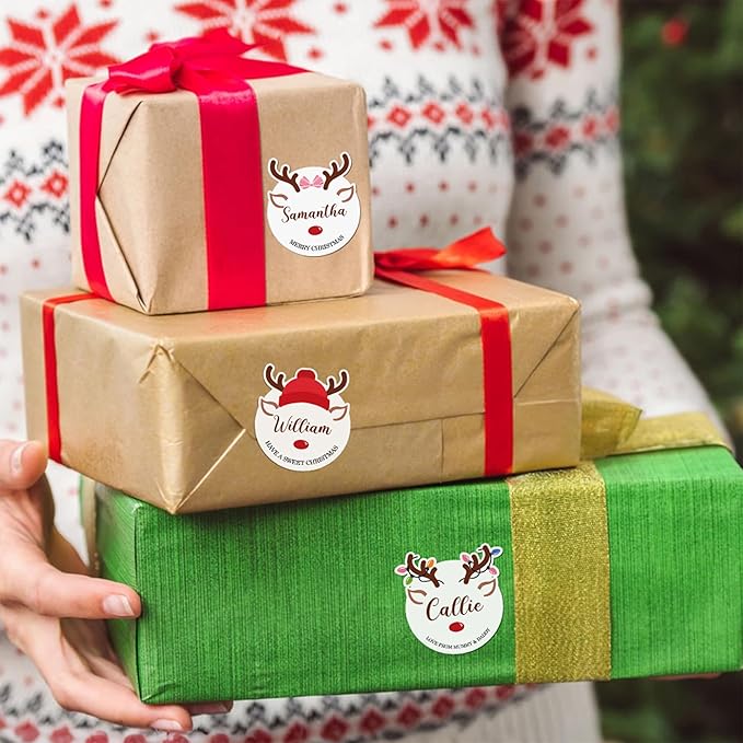 CALLIE Personalized Christmas Stickers - Image 4