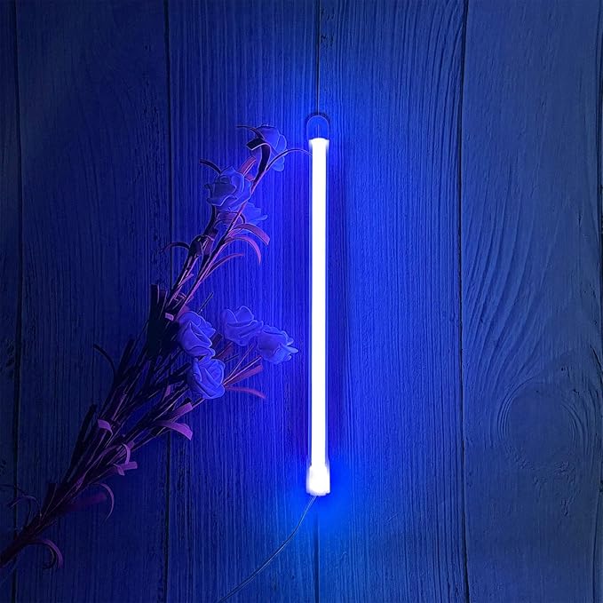ENUOLI LED Blue Neon Letter Signs Night Light Battery or USB Operated LED by ProfessionalinNeonLights