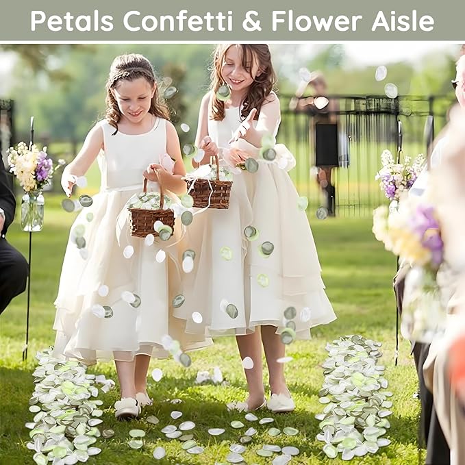 SUREAM Rose Petals for Decoration, Scatter Petals for Wedding Aisle Scatter - Image 7