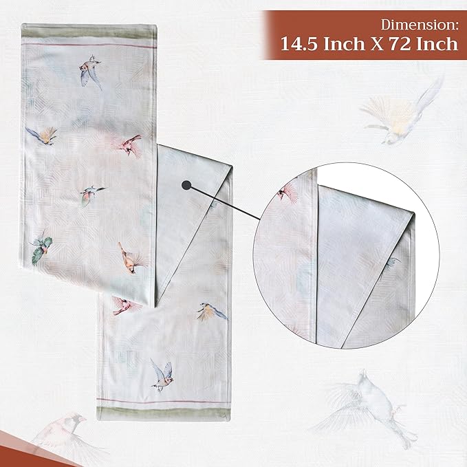 Maison d' Hermine Table Runner 100% Cotton Double Layer Table Runners 72 inches - Image 4