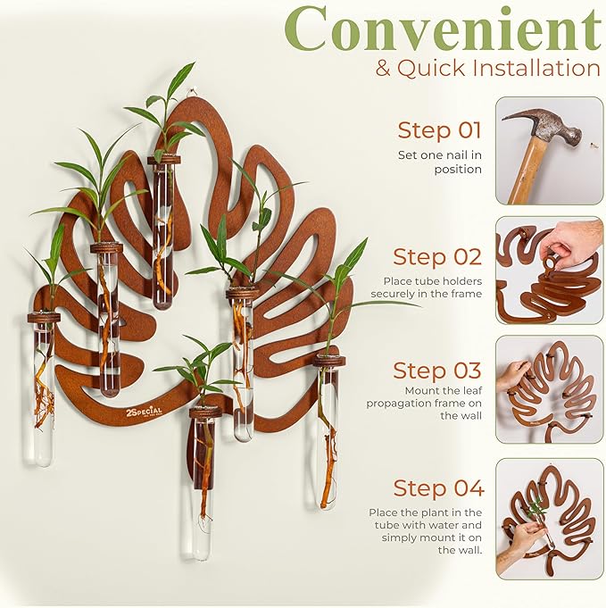 2Special Propagation Stations | Hanging Propagation Station and Wall Planters - Image 4