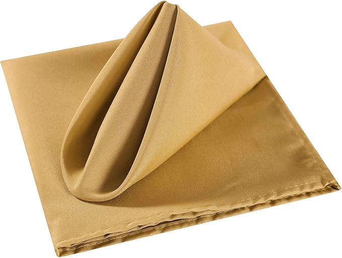 Cloth Napkins 20x20 inch Washable Polyester Dinner Napkins Soft Table Napkins - Image 3