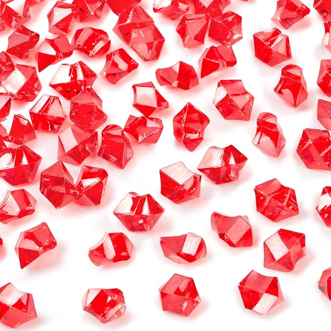 DomeStar Red Fake Ice Rocks by DOMESTAR