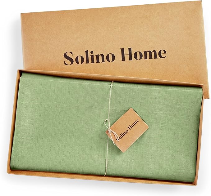 Solino Home Linen Tablecloth 52 x 52 Inch - Image 6