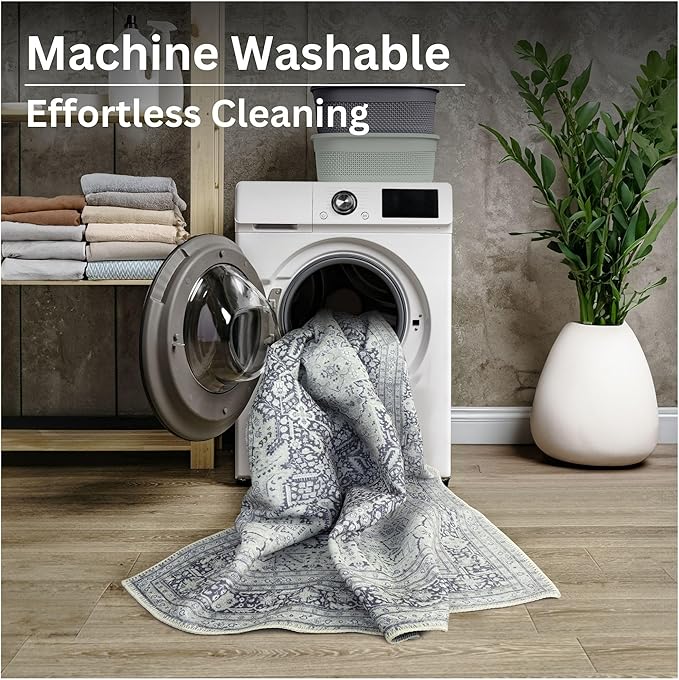 Bloom Rugs Washable Non-Slip 7 ft Runner - Image 8