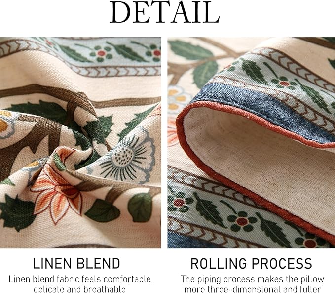 ISAENNE Designer Vintage Elegant Linen Extra Long Table Runner 118 Inches - Image 6