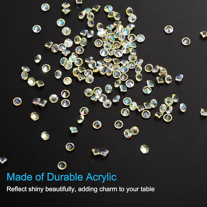 PATIKIL 14000Pcs Wedding Table Scatter Confetti Crystals 3mm Acrylic Diamonds - Image 3