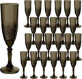 Plastic Champagne Flutes, for Halloween Weddings Bachelor Parties Toasting and by LEYIQUCHAMPAGNEWINEGLASSES
