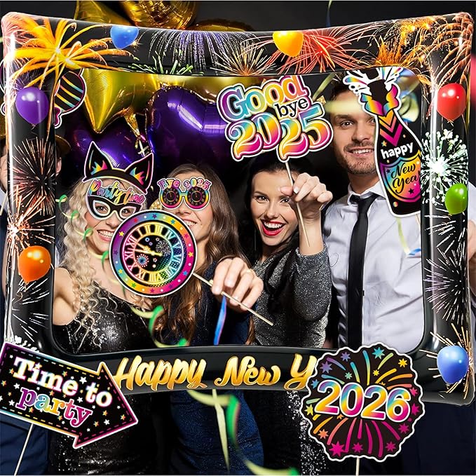 2026 New Year Photo Booth Inflatable Frame Kit - Image 4