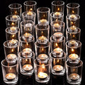 DARJEN 24Pcs Clear Votive Candle Holders- Clear Tea Lights Candle Holder by DARJEN