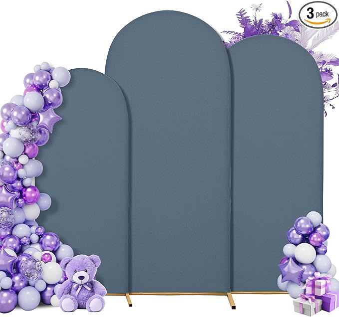Wedding Arch Cover Spandex Arch Backdrop Cover Set of 3 Arch Stand Cover Arch by Unknown