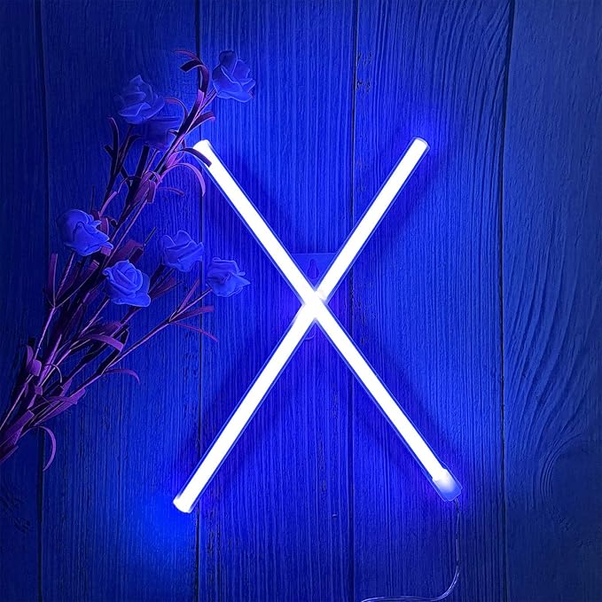 ENUOLI Blue LED Neon Letter Light, USB Batteries Operated Letter Sign by ProfessionalinNeonLights